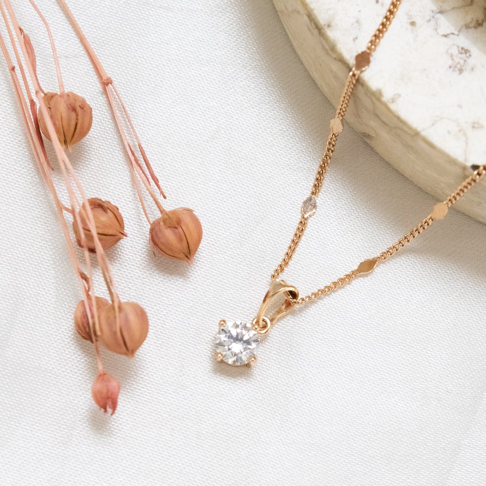 COLLAR PUNTO DE LUZ ROSE - 3