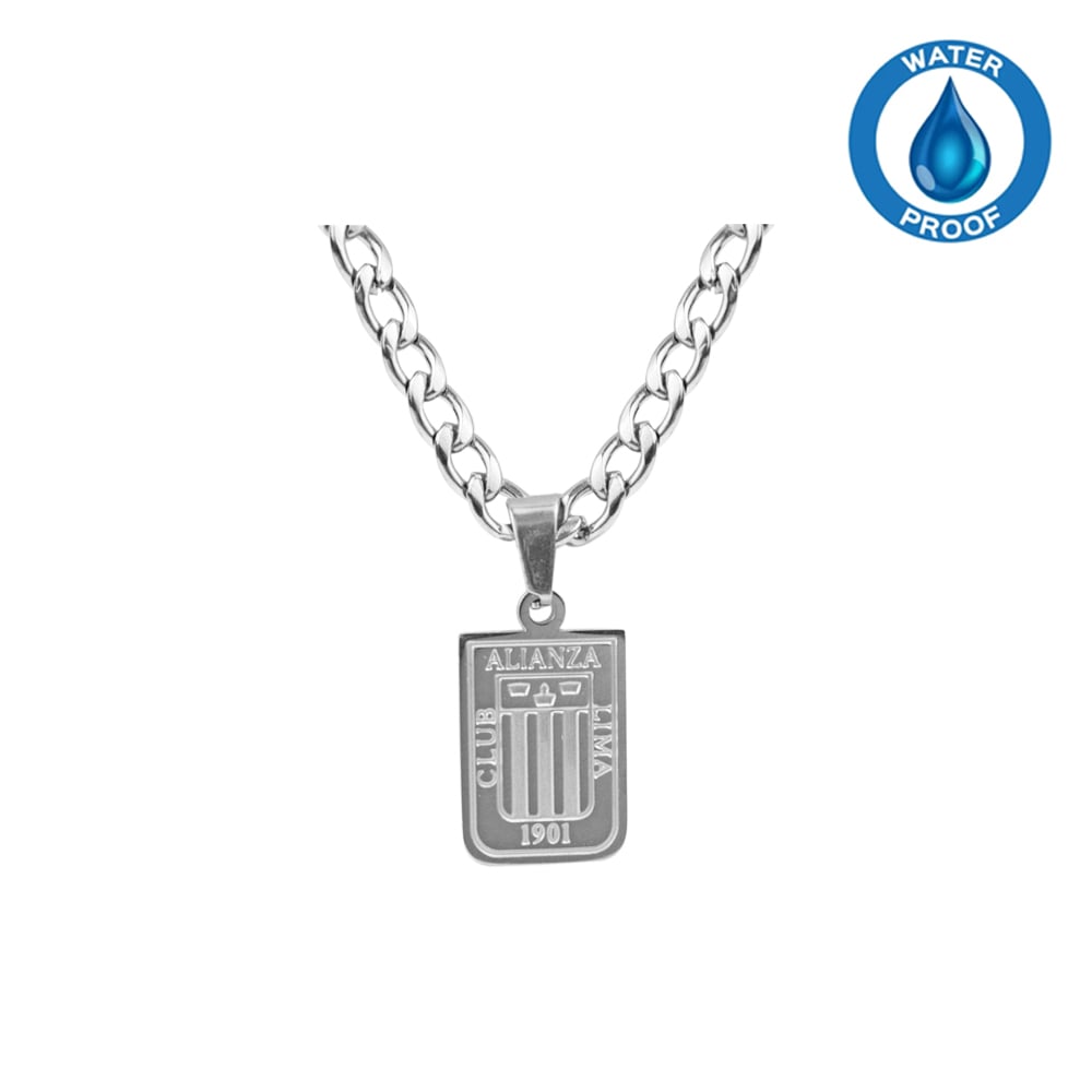 COLLAR ALIANZA LIMA ESCUDO PLATEADO - 1
