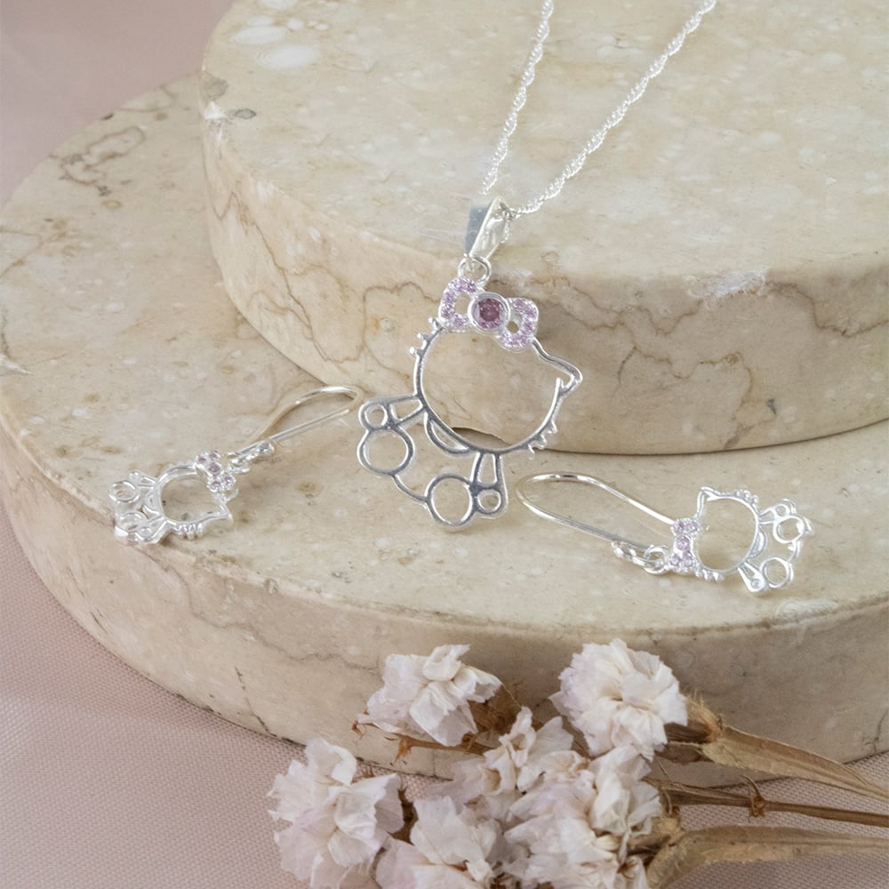 SET HELLO KITTY PLATA - 2