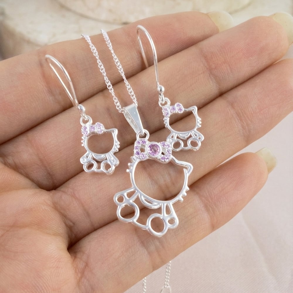 SET HELLO KITTY PLATA - 3