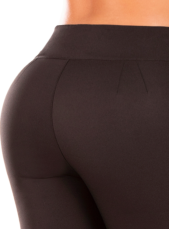 PANTALÓN CASUAL PUSH UP MUJER T&T JEANS NEGRO COLOMBIANO LEVANTA COLA FILIPINAS TYT - 4