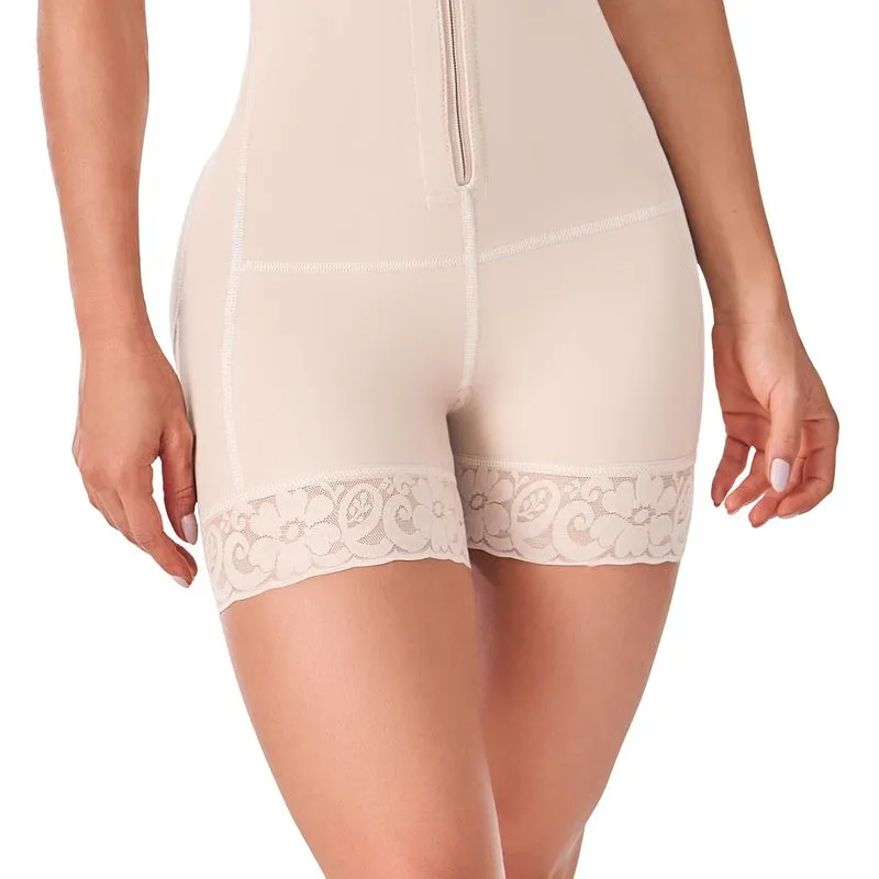FAJA COLOMBIANA MUJER ANN-CHERY BEIGE TITI-STRAPLESS TITI STRAPLESS REDUCTORA Y MOLDEADORA - 4