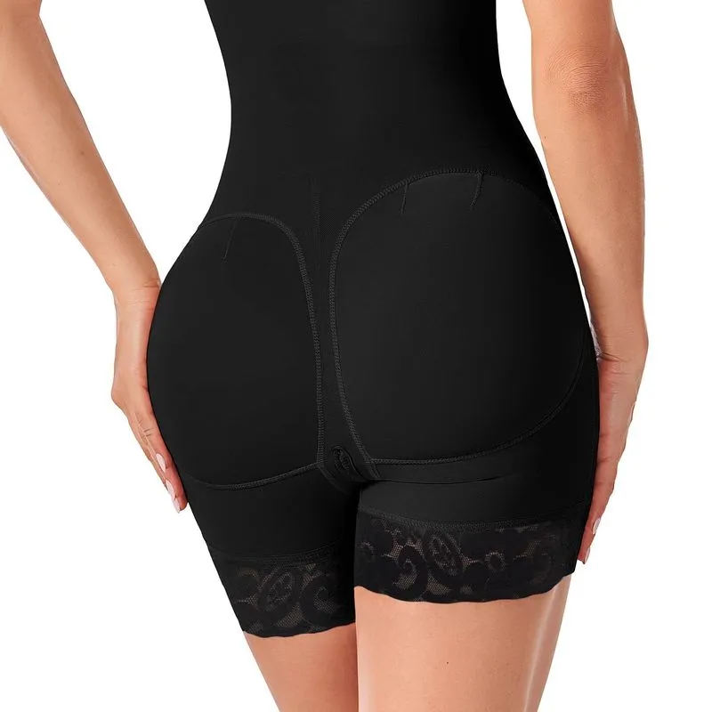 FAJA COLOMBIANA MUJER ANN-CHERY NEGRO TITI-STRAPLESS REDUCTORA Y MOLDEADORA - 4