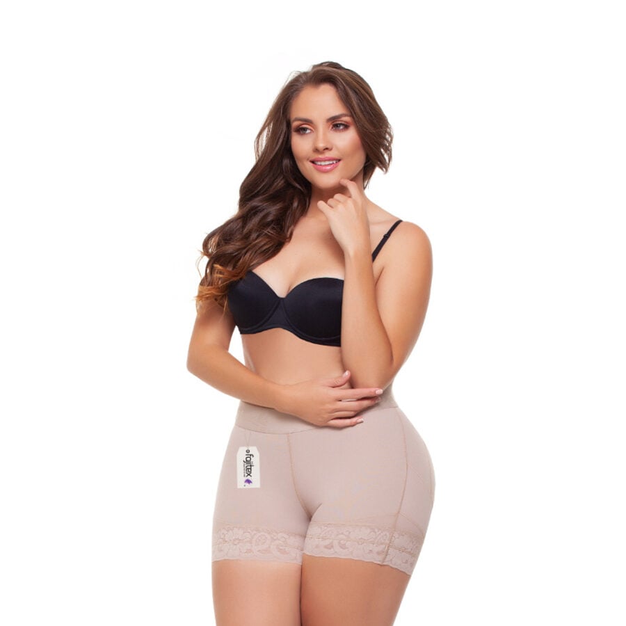 FAJA MUJER FAJAS FAJITEX BEIGE 24640 SHORT EXT CORTO - 1