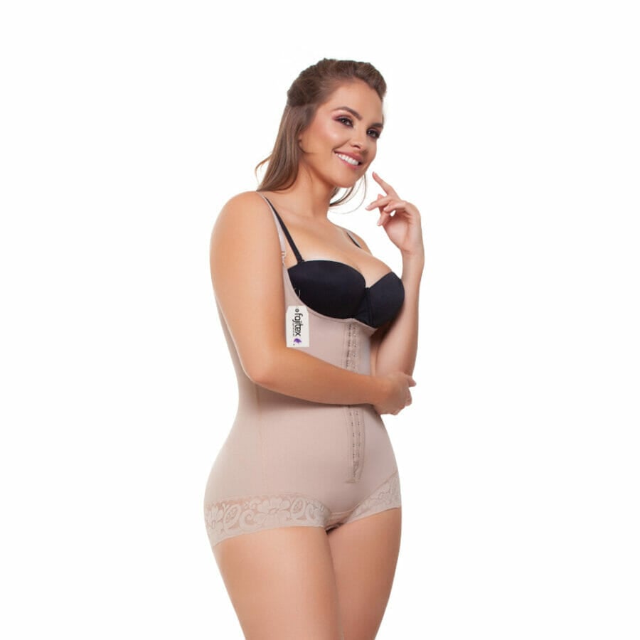 FAJA MUJER FAJAS FAJITEX BEIGE 22770 CACHETERA BROCHE CENTRO - 1