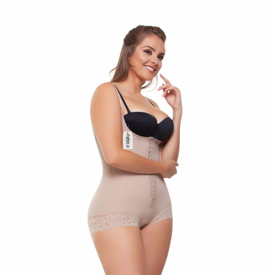 FAJA MUJER FAJAS FAJITEX BEIGE 22770 CACHETERA BROCHE CENTRO - 5