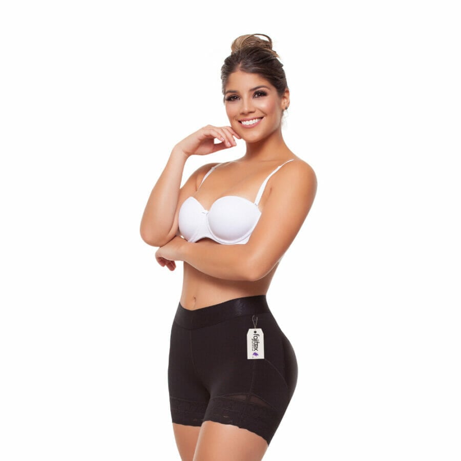 FAJA MUJER FAJAS FAJITEX NEGRO 34640 SHORT EXT CORTO - 1