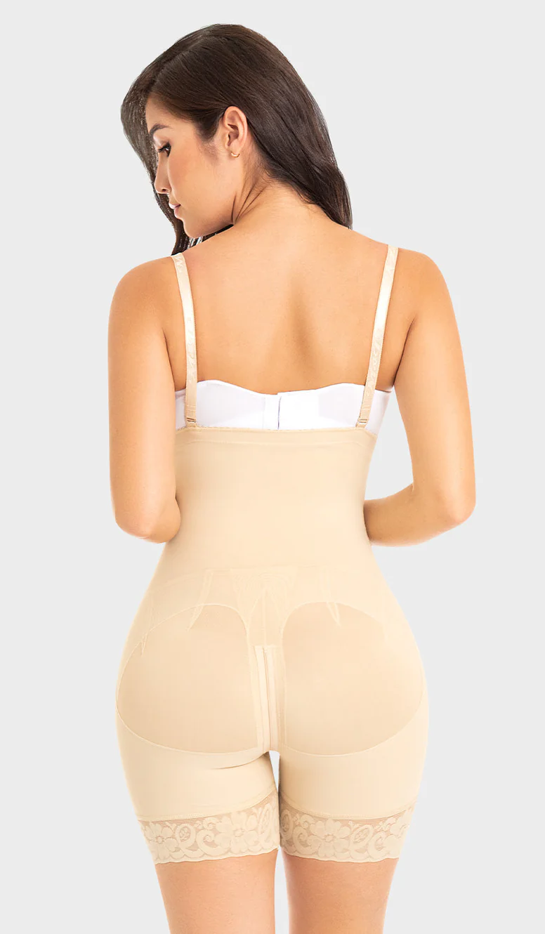FAJA COLOMBIANA CORTA MUJER M&D F0066M&D MOLDEADORA STRAPLESS SILICONADO - 2