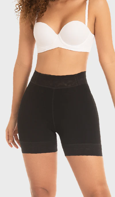 FAJA SHORT MUJER M&D STA0322M&D COLOMBIANO CORTO TALLE ALTO LEVANTA GLÚTEOS - 3