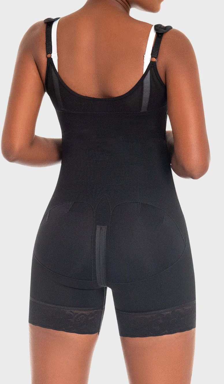FAJA COLOMBIANA MUJER M&D F0068M&D CORTA CON ESPALDA CUBIERTA - 4
