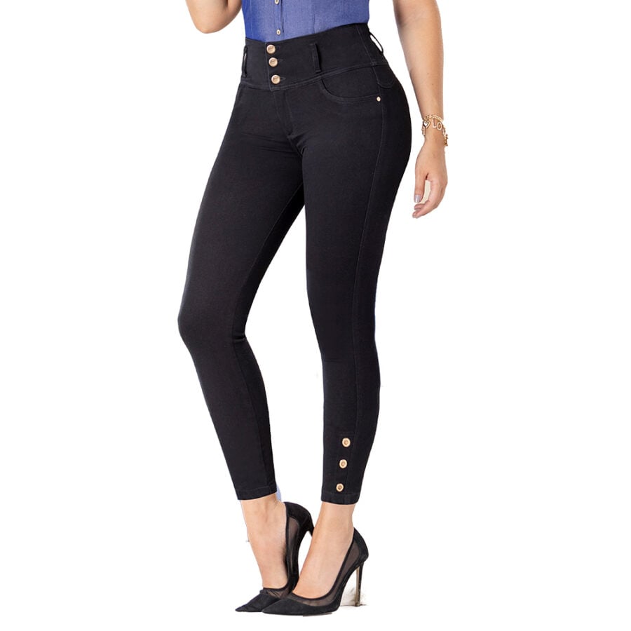 JEANS MUJER T&T JEANS NEGRO TIRAMISU PUSH UP TIRAMISÚ EXPERIMENTA LA ELEVACIÓN DE ESTILO CON ELEGANCIA NEGRA - 1
