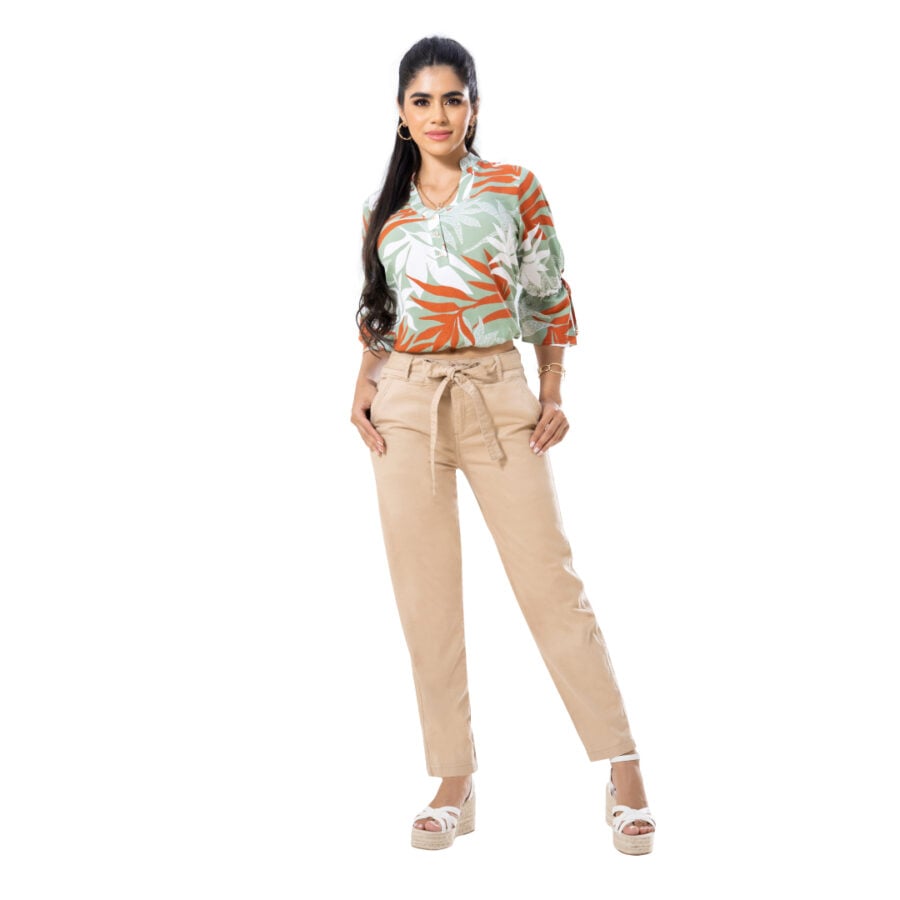 JEANS MUJER TYT JEANS ALMENDRA EMILSE RECTO PANTALÓN BAGGY MODA COLOMBIANA - 5
