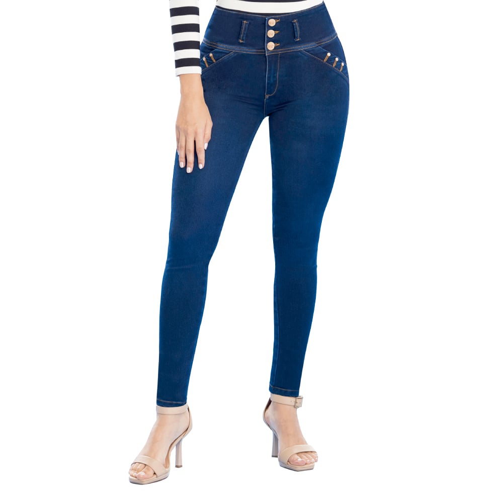 JEAN SILVER TYT JEANS EN ÍNDIGO PESADO CON TIRO ALTO Y BOTA TUBO - 2