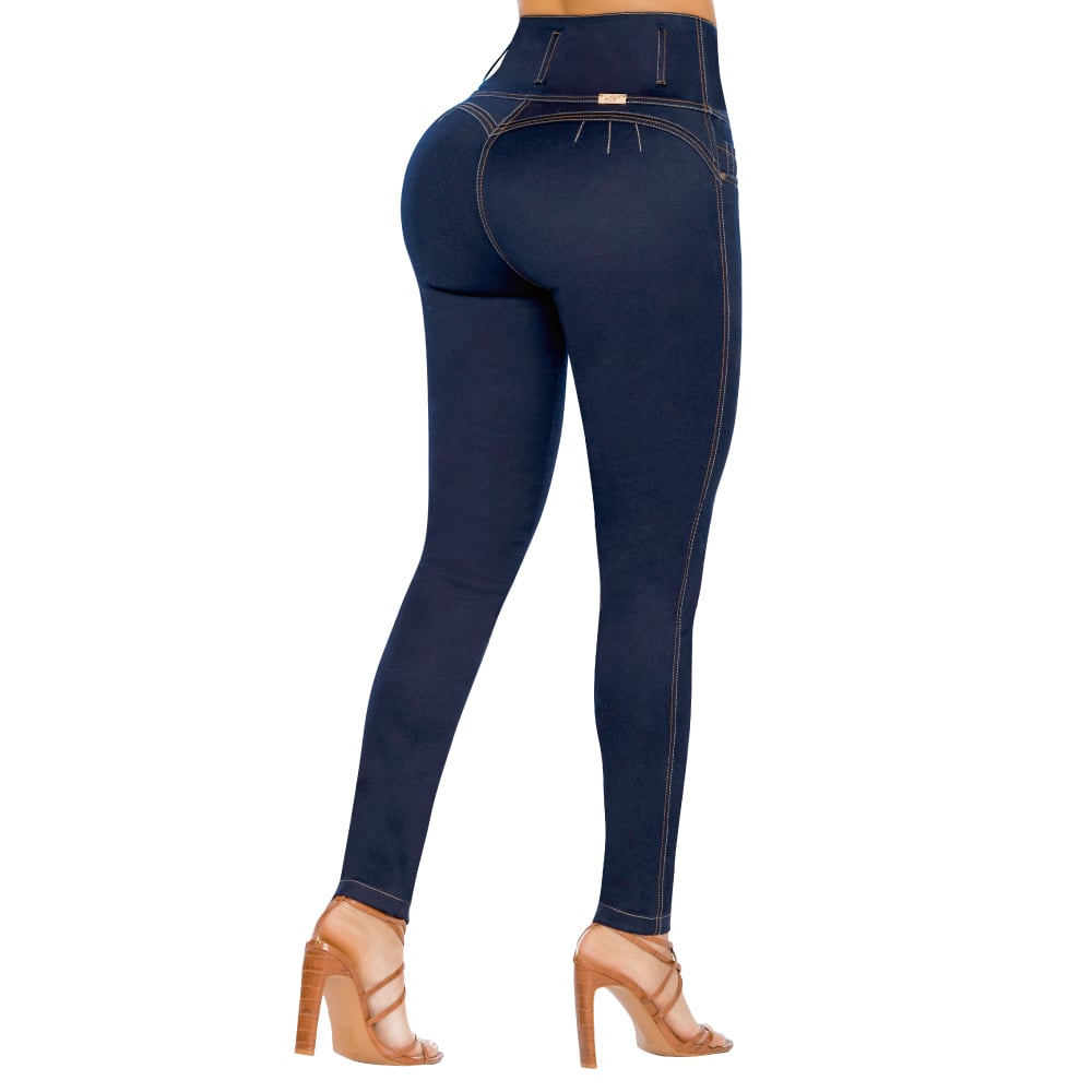 JEANS MUJER T&T JEANS AZUL NOCHE RAMSES PUSH UP - 1