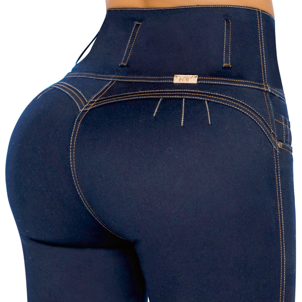 JEANS MUJER T&T JEANS AZUL NOCHE RAMSES PUSH UP - 3