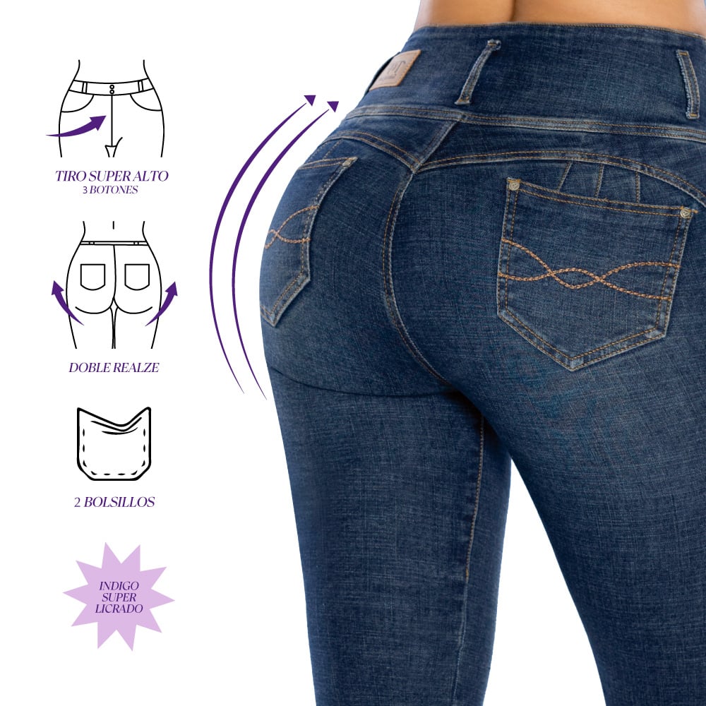 JEAN CLÁSICO BROOKLYN TYT – AZUL VINTAGE - 3