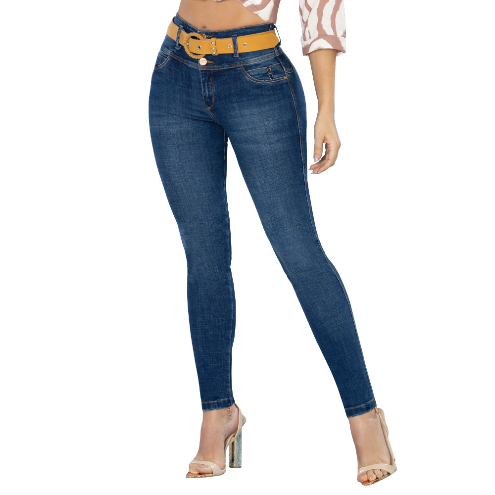 JEAN MUJER TYTJEANS AZUL SIDRA TIRO ALTO Y AJUSTE ESCULTOR - 1