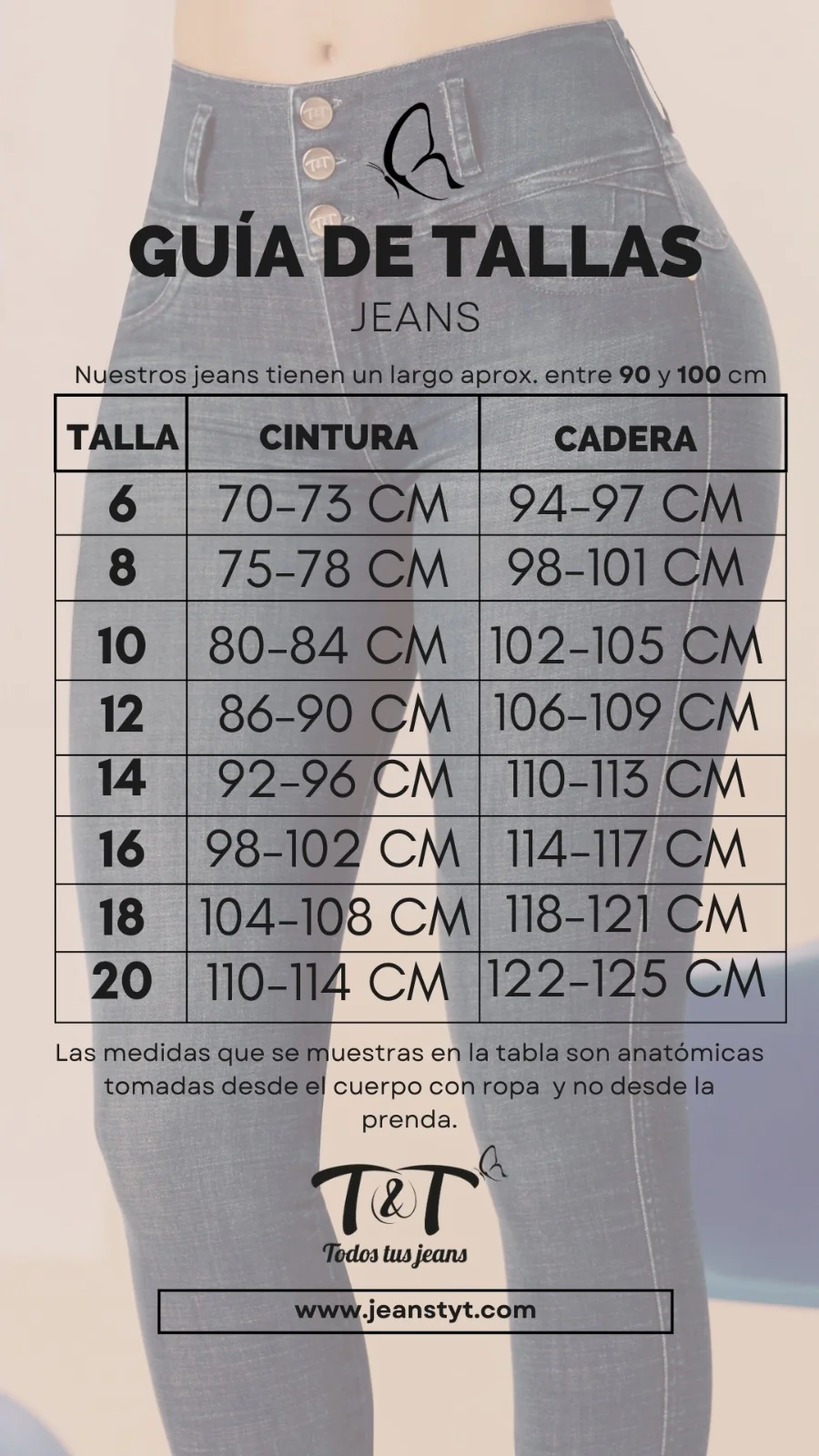 PANTALÓN MUJER T&T JEANS JEREZ JERÉZ EN DRIL SEMI LICRADO AREQUIPE - 6