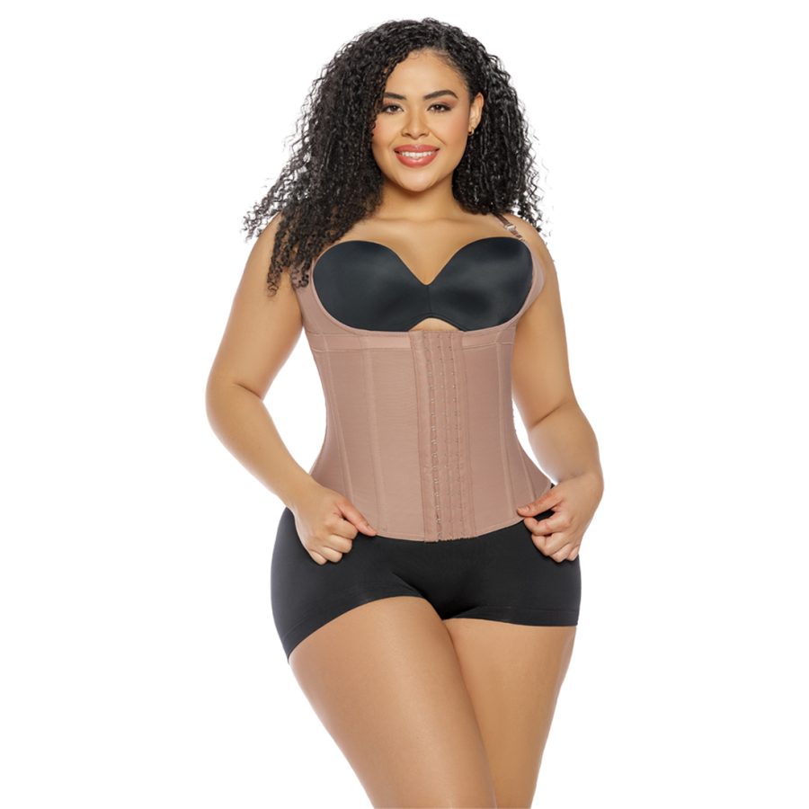 FAJA CHALECO 313-CCB DE MUJERON – ELEGANCIA Y CONTROL - 1