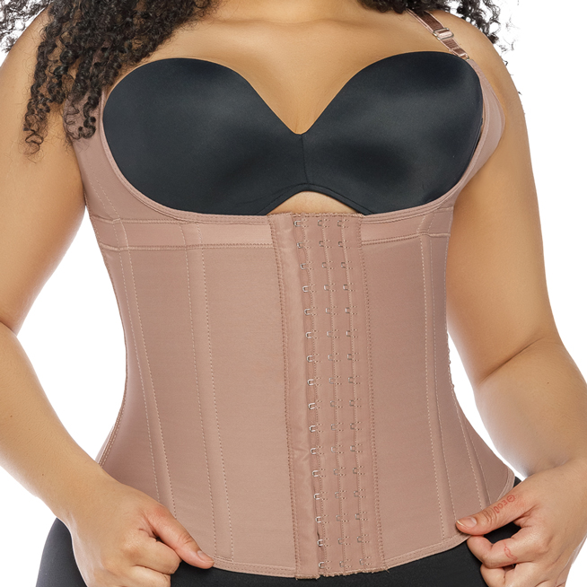 FAJA CHALECO 313-CCB DE MUJERON – ELEGANCIA Y CONTROL - 3