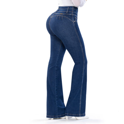 JEAN CAMPANA MADRIGAL AZUL MEDIO – ESTILO RETRO CON FUERZA Y ELEGANCIA - 1