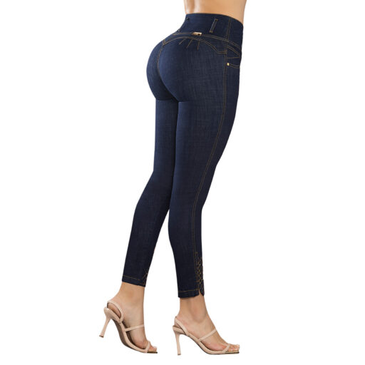 JEAN SKINNY TIRO ALTO AZUL TRINI – ESTILO SOFISTICADO QUE REALZA TU FIGURA - 1