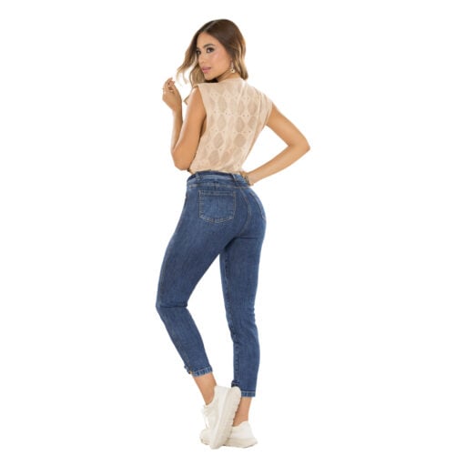 ARAUCA JEAN MOM TIRO ALTO MUJER – ESTILO RETRO CON TOQUE URBANO - 3