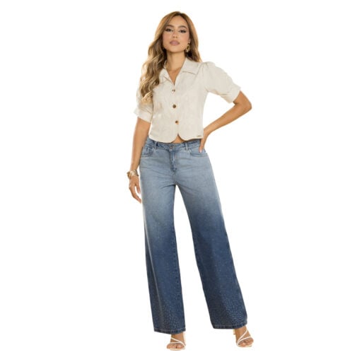 JEANS PALAZZO SUCRE TIRO ALTO MUJER – ESTILO ÚNICO - 2