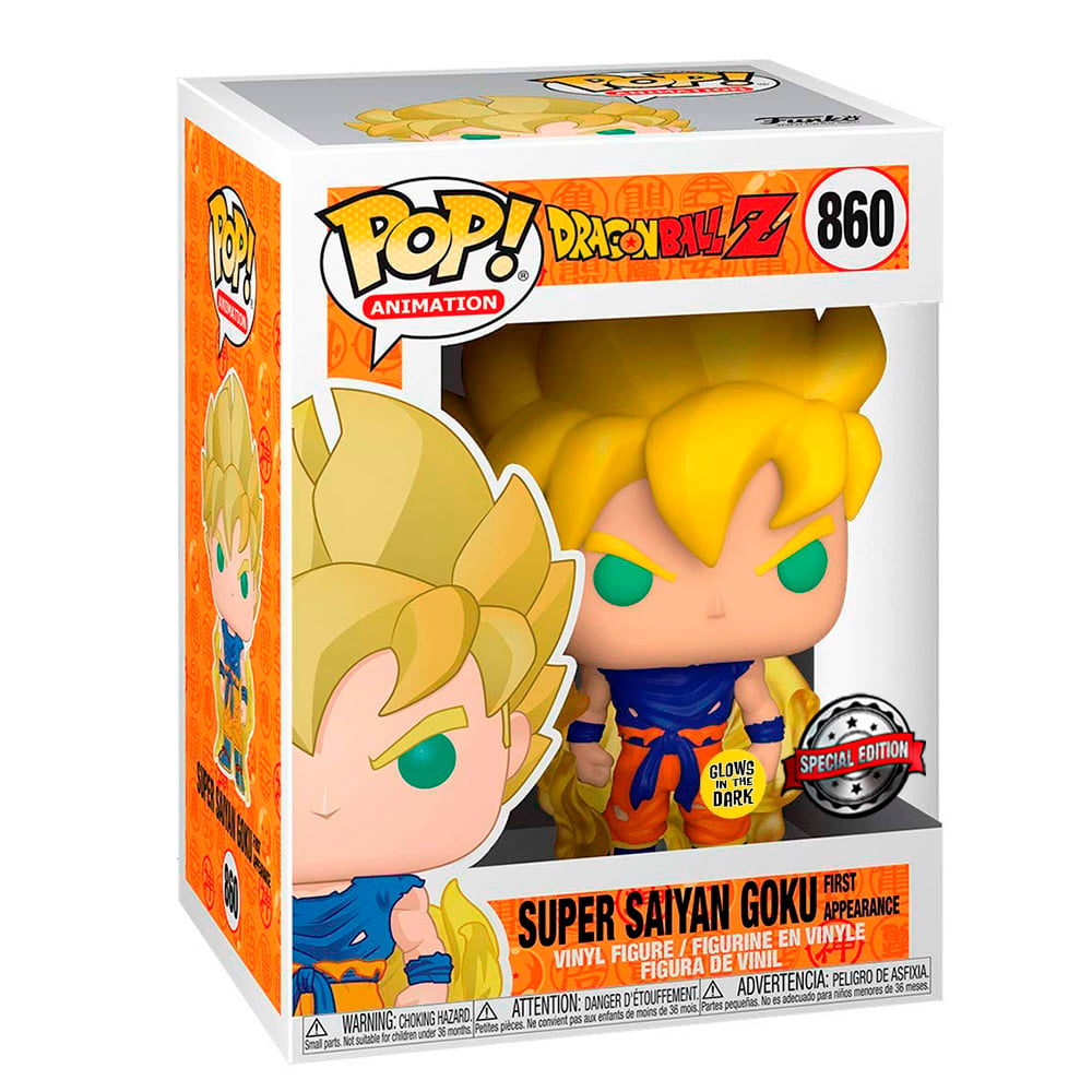 FUNKO POP DRAGON BALL GOKU SSJ GLOW IN THE DARK SPECIAL EDITION - 1