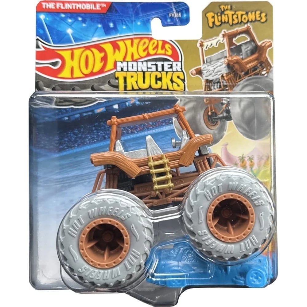 HOT WHEELS MONSTER TRUCKS PICAPIEDRA FLINTSTONES FLINTMOBILE - 1