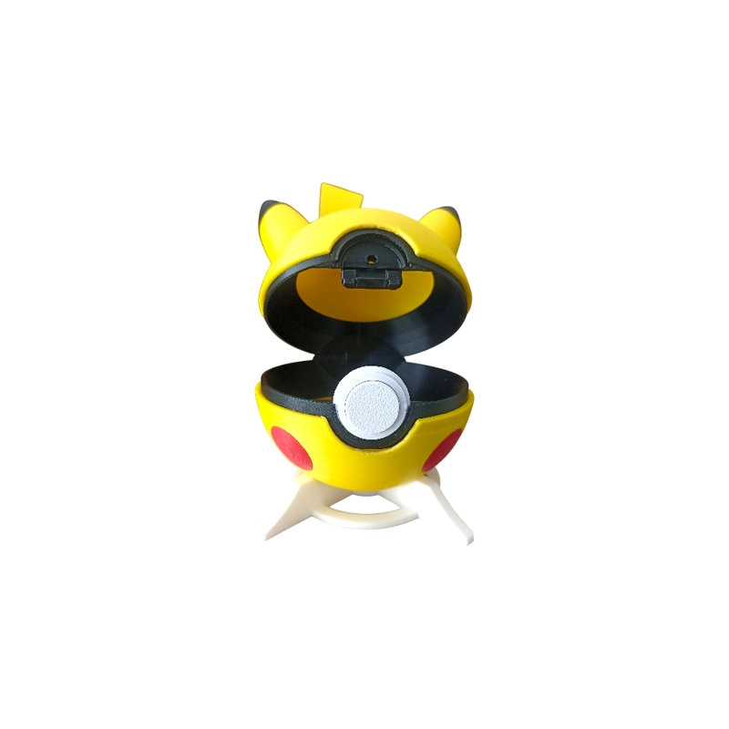 POKEMON FIGURA 3D POKEBALL TEMATICA PIKACHU - 2