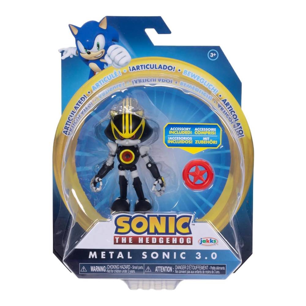 SONIC THE HEDGEHOG FIGURA DE ACCIÓN METAL SONIC 3.0 10CM - 2