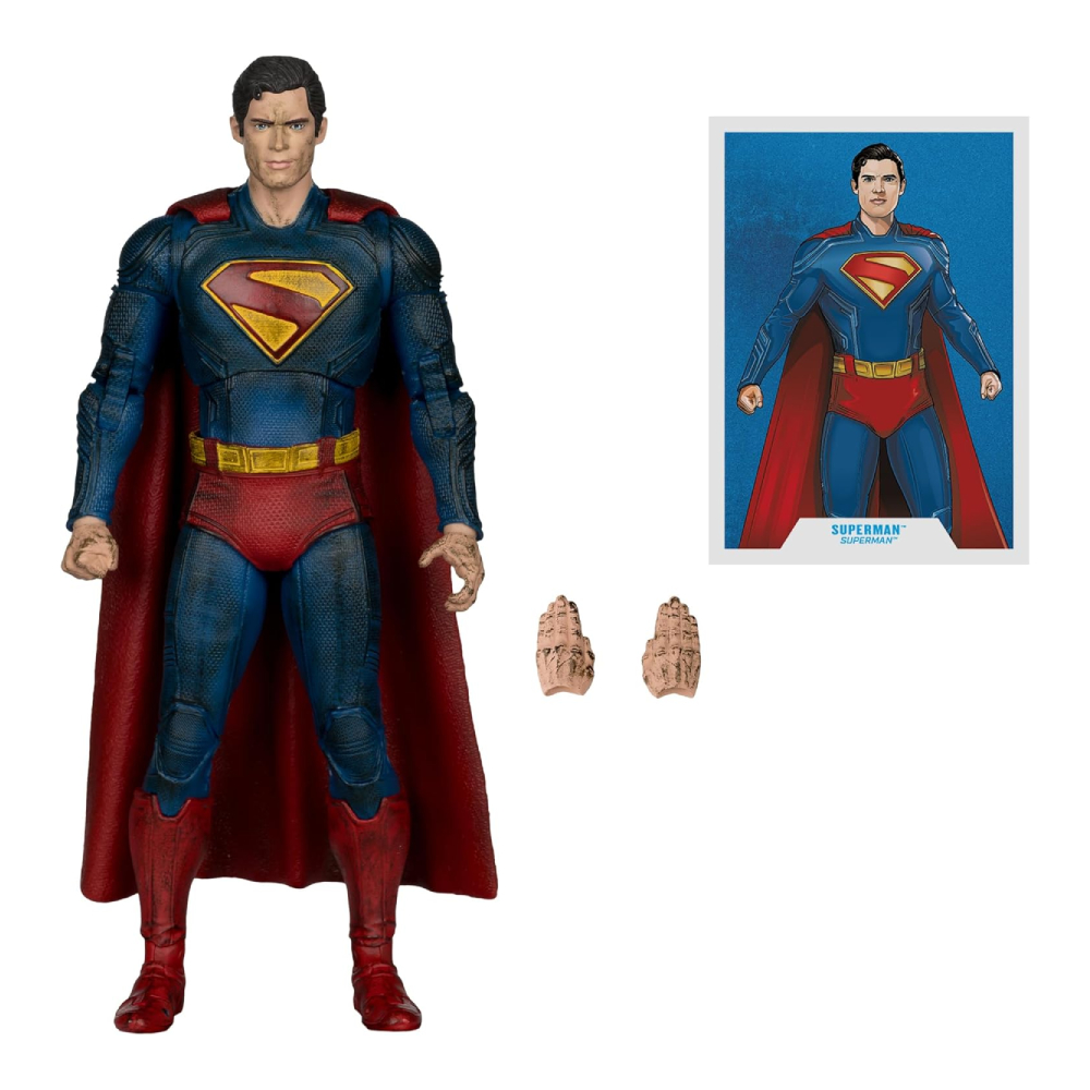 DC COMICS MC FARLANE SUPERMAN PELICULA 2025 18 CM BATTLE DAMAGE - 2