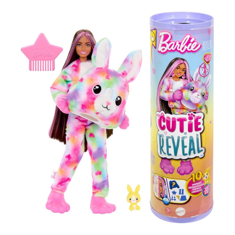 BARBIE CUTIE REVEAL DISFRAZ CONEJO COLORFUL DREAM - 1