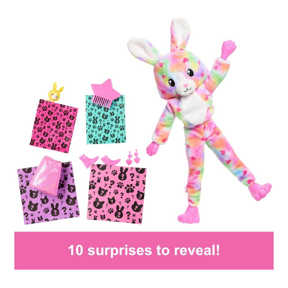 BARBIE CUTIE REVEAL DISFRAZ CONEJO COLORFUL DREAM - 3