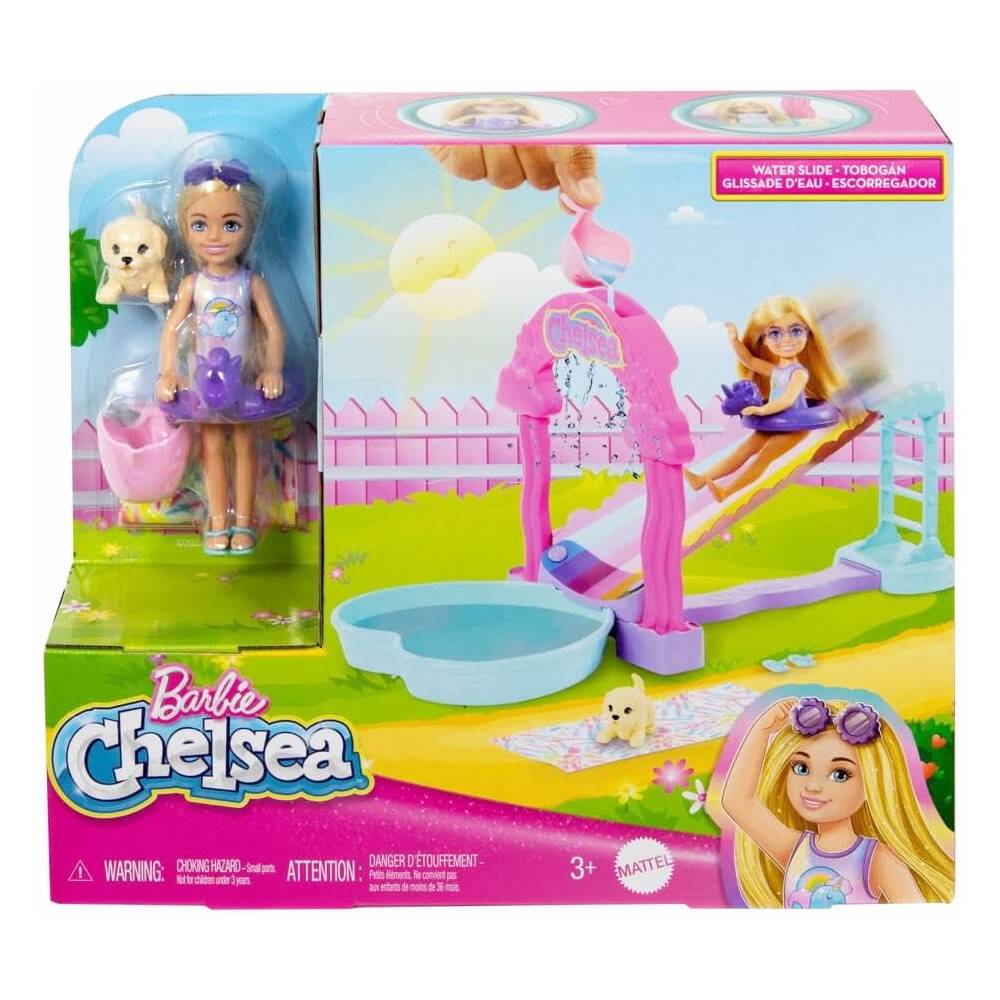 BARBIE CHELSEA RESBALADILLA TOBOGAN DE AGUA - 1