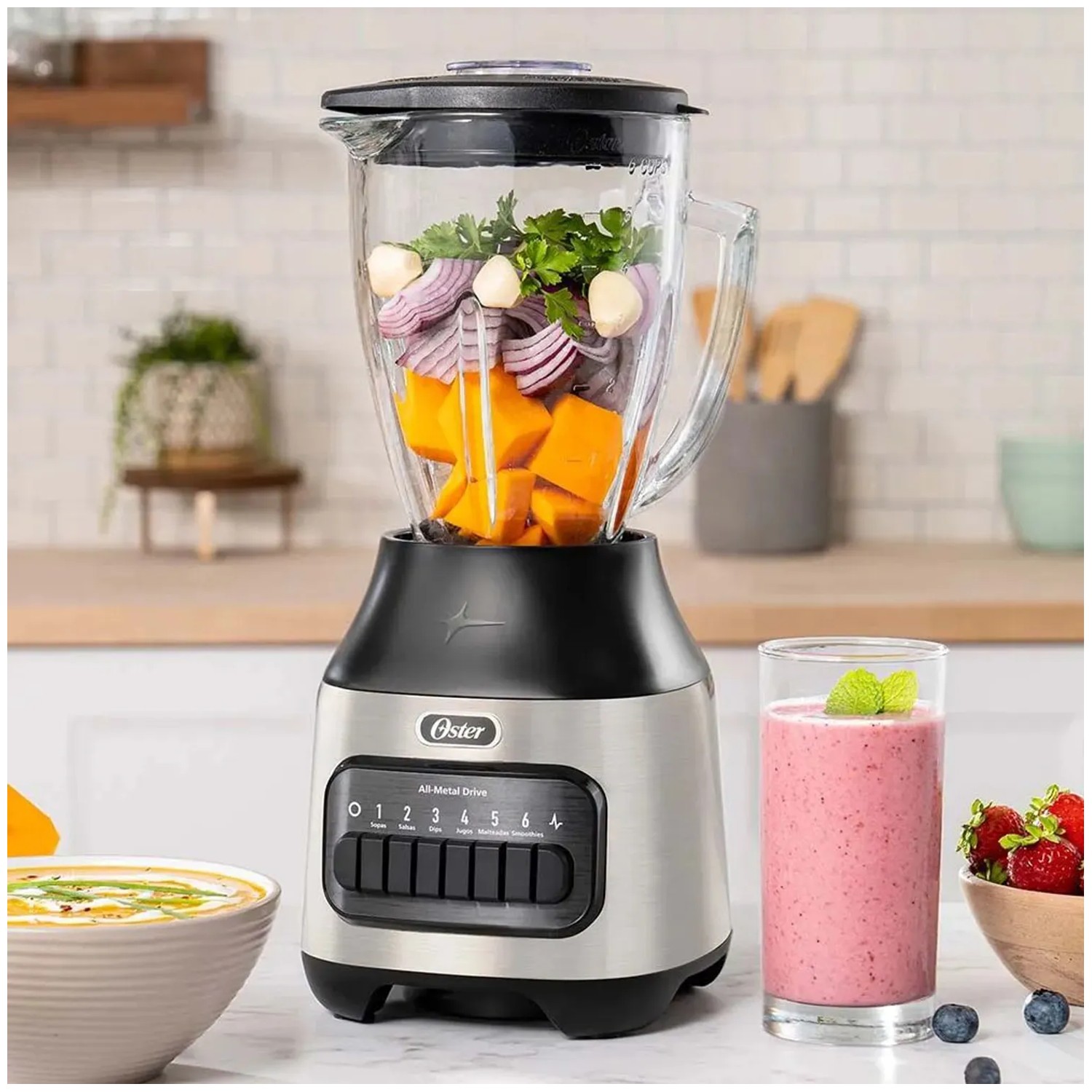 LICUADORA OSTER BLSTPEG NPB 6 VELOCIDADES 1.5L 800W - 5