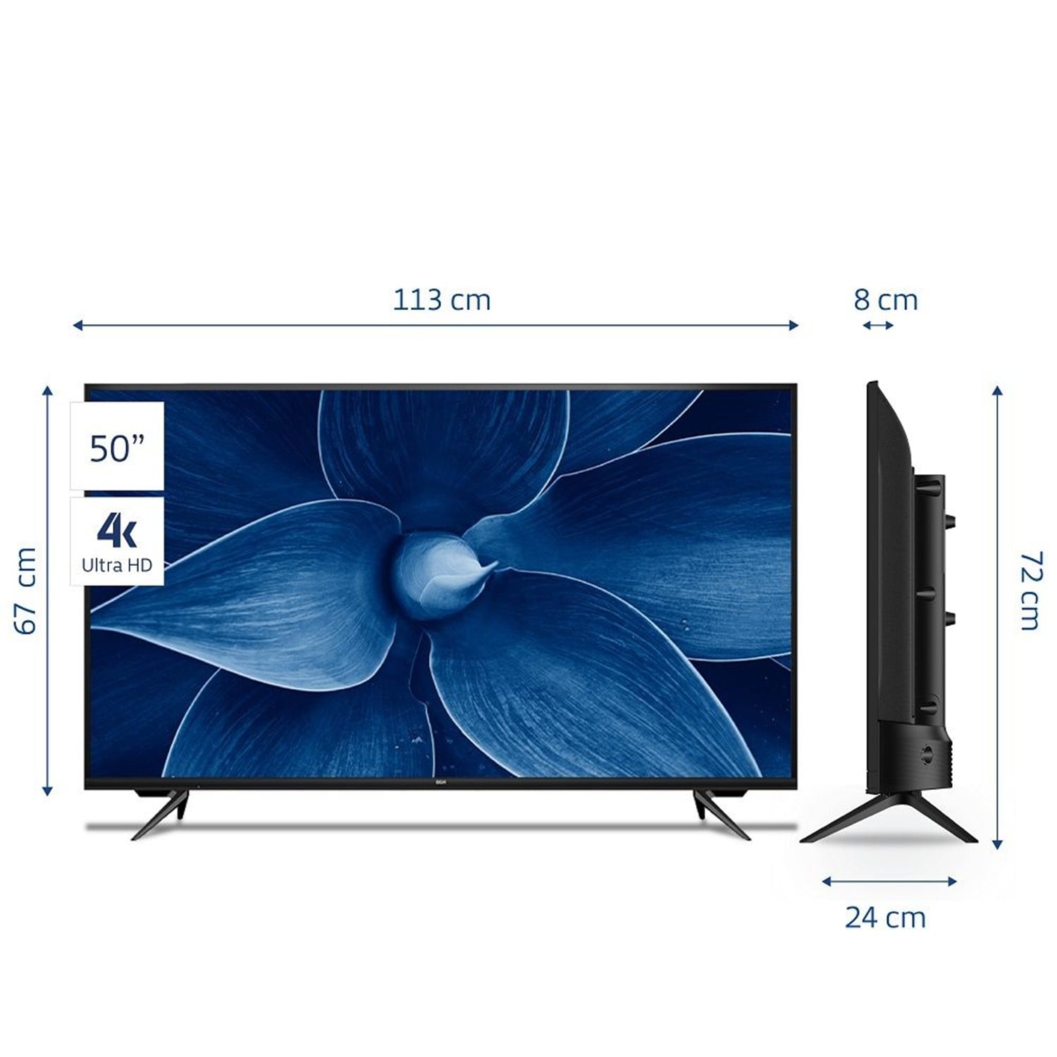 TELEVISOR BGH 50' UHD 4K ANDROID TV B5024UK6AIP MODELO 2025 - 2