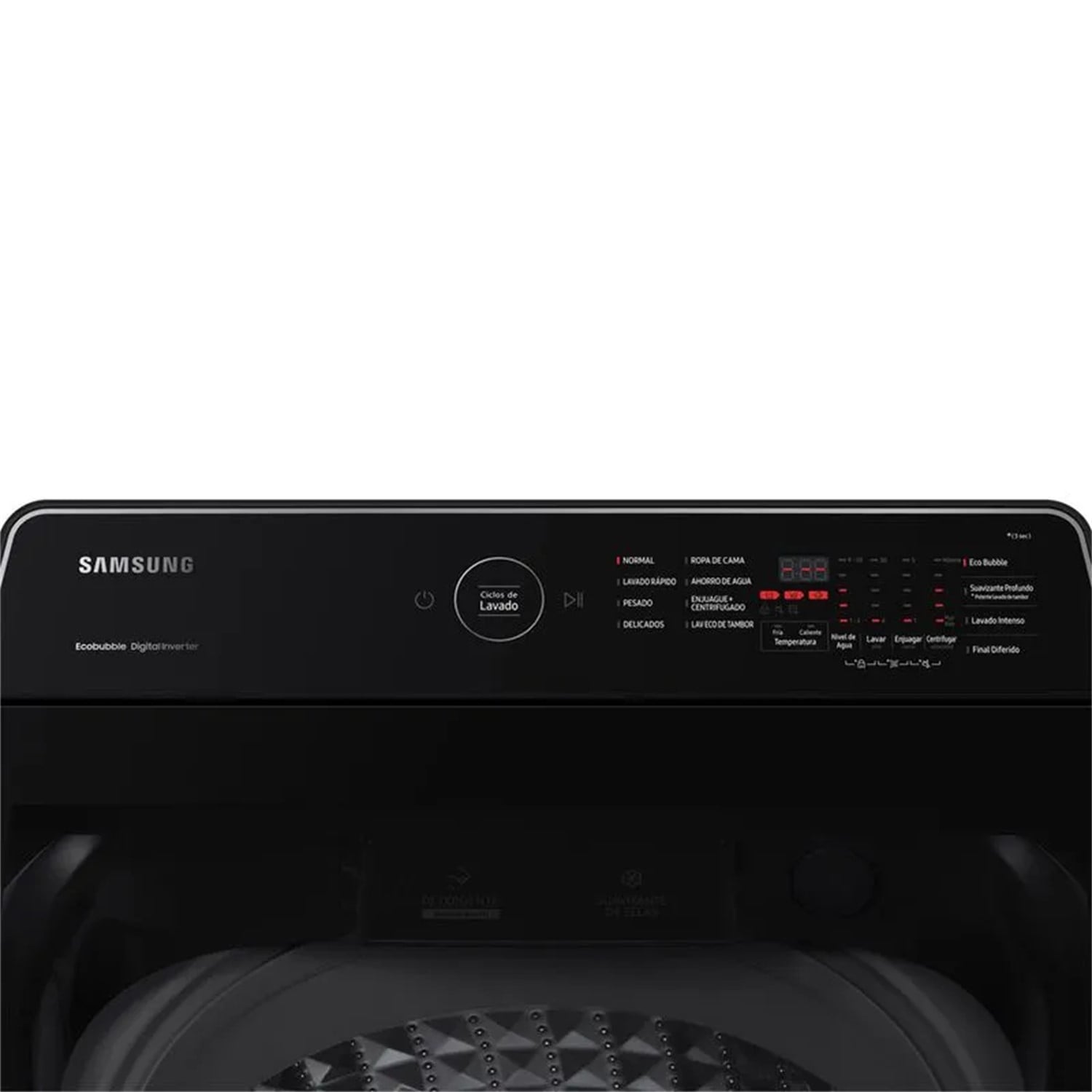 LAVADORA SAMSUNG 13 KG CARGA SUPERIOR ECOBUBBLE WA13CG5441BVPE NEGRO - 4