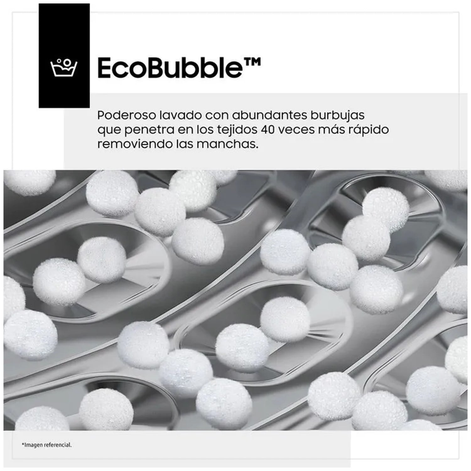 LAVADORA SAMSUNG 13 KG CARGA SUPERIOR ECOBUBBLE WA13CG5441BVPE NEGRO - 7