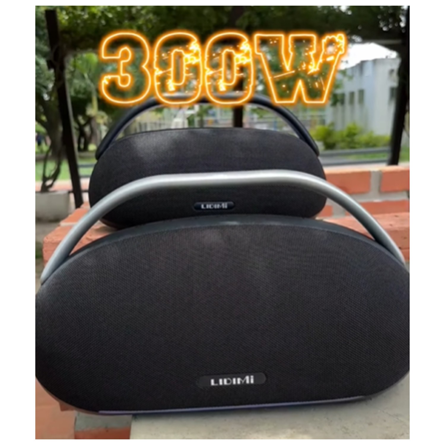 PARLANTE PORTÁTIL LIDIMI 300W LD-S690 EXTRA BASS USB BLUETOOTH - 3