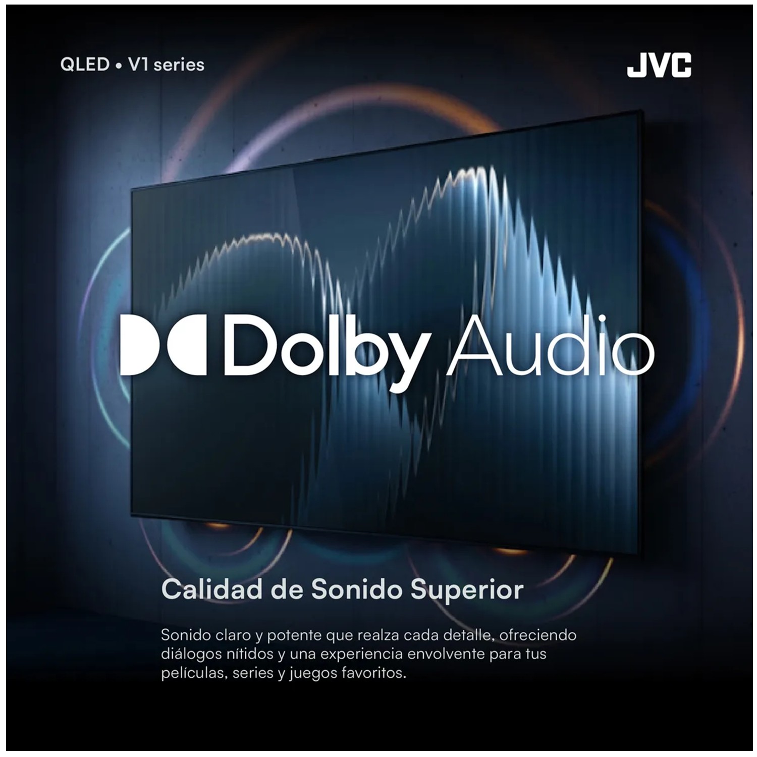 TELEVISOR JVC 40 FULL HD QLED SMART TV LT-40KB758 - 6