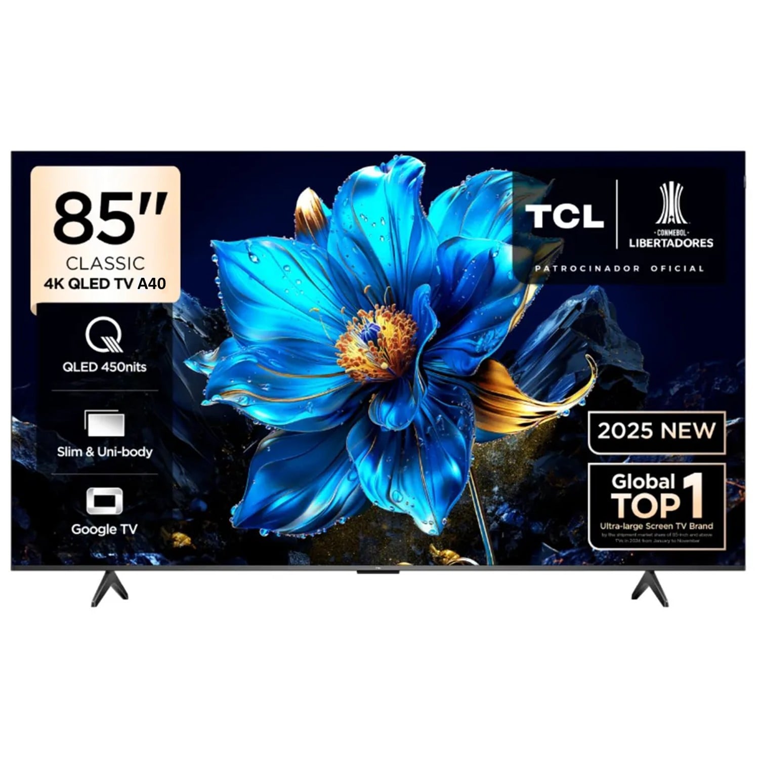 TELEVISOR TCL QLED 85 UHD 4K GOOGLE TV 85A400 + SOUNDBAR 100W - 2