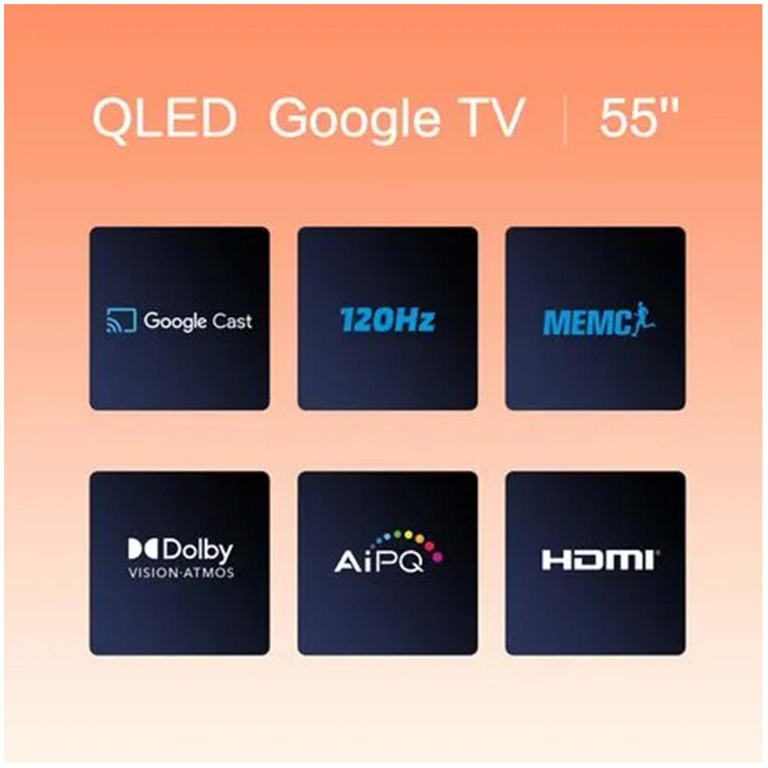 TELEVISOR BLACKLINE 55 QLED 4K SMART TV BL55-T6210QD 120HZ - 7