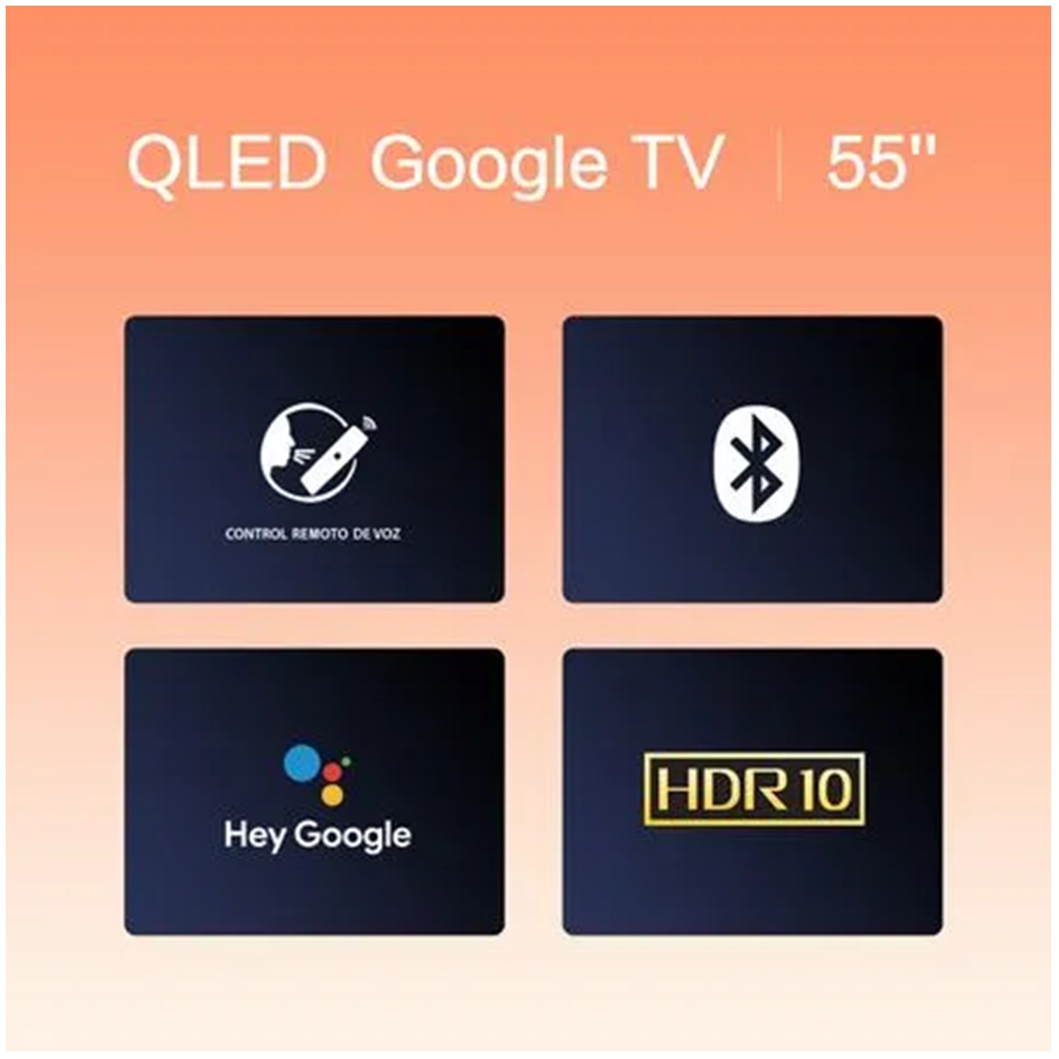 TELEVISOR BLACKLINE 55 QLED 4K SMART TV BL55-T6210QD 120HZ - 8
