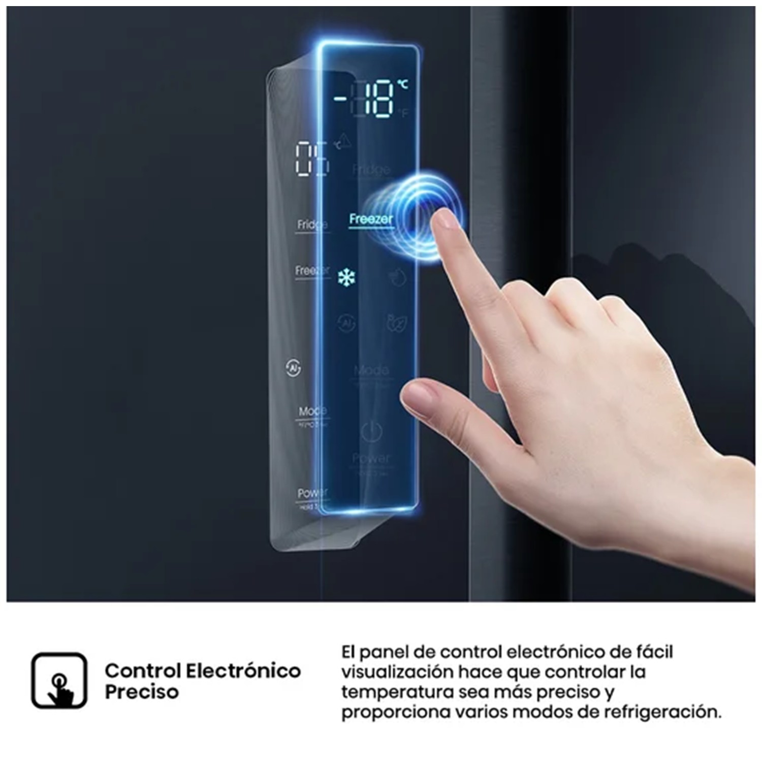 REFRIGERADORA HISENSE SIDE BY SIDE 529L RS3P558ESA DARK GREY - 8