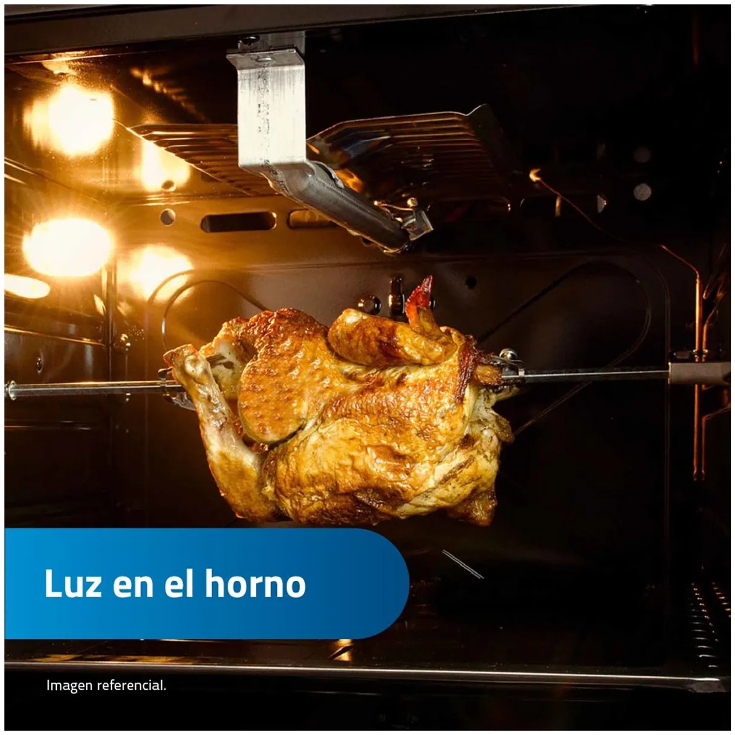 COCINA A GAS INDURAMA GALICIA ZAFIRO CROMA 6 QUEMADORES - 7