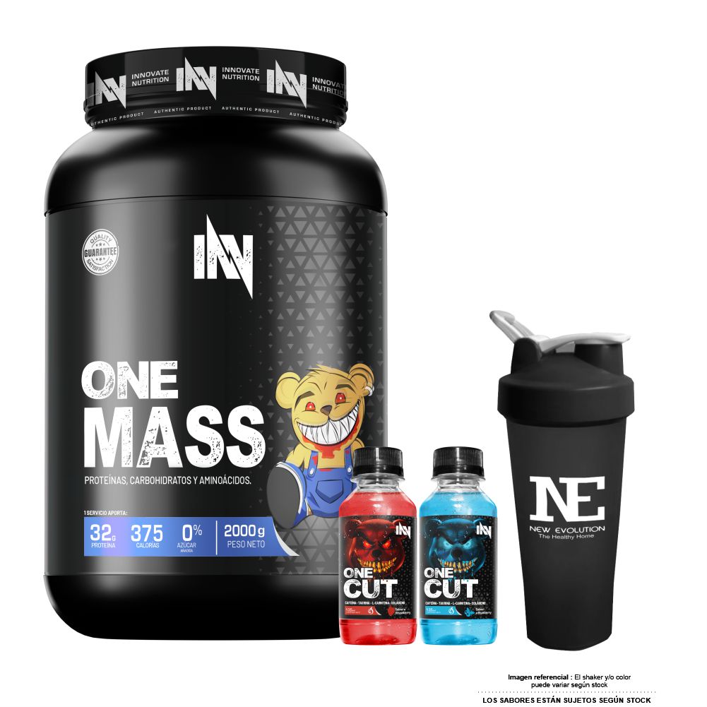 INNOVATE NUTRITION ONE MASS 2 KG. CHOCOLATE + SHAKER - 1