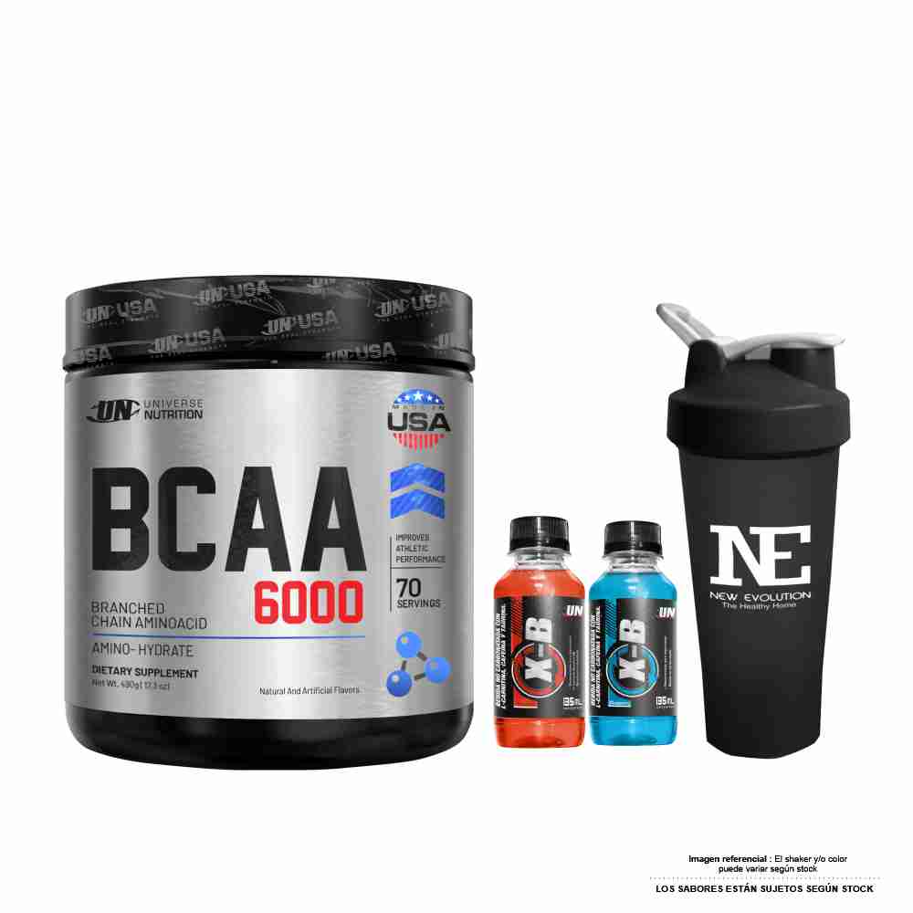 UNIVERSE NUTRITION BCAA 6000 490 GR. CITRUS PUNCH + SHAKER - 1