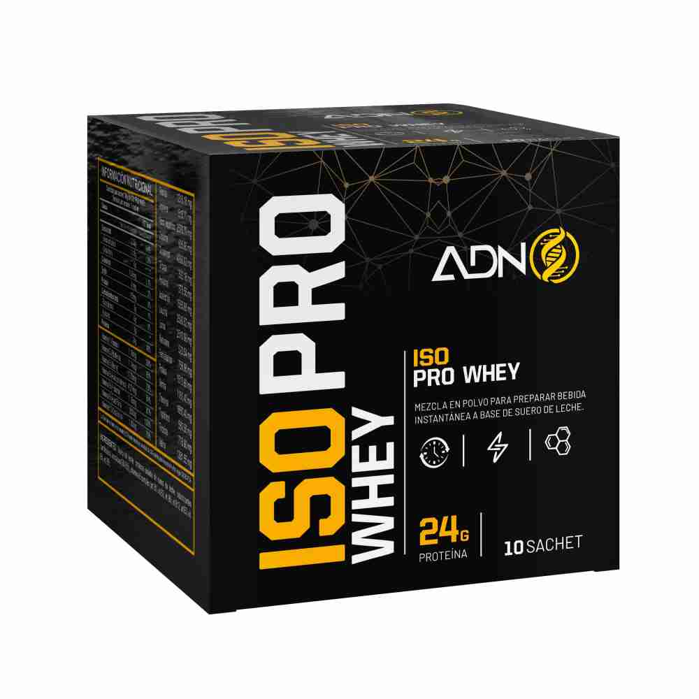 ADN NUTRITION ISO PRO WHEY CAJA 10 UNID. VAINILLA - 1
